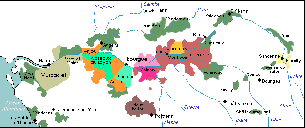 Loire carte